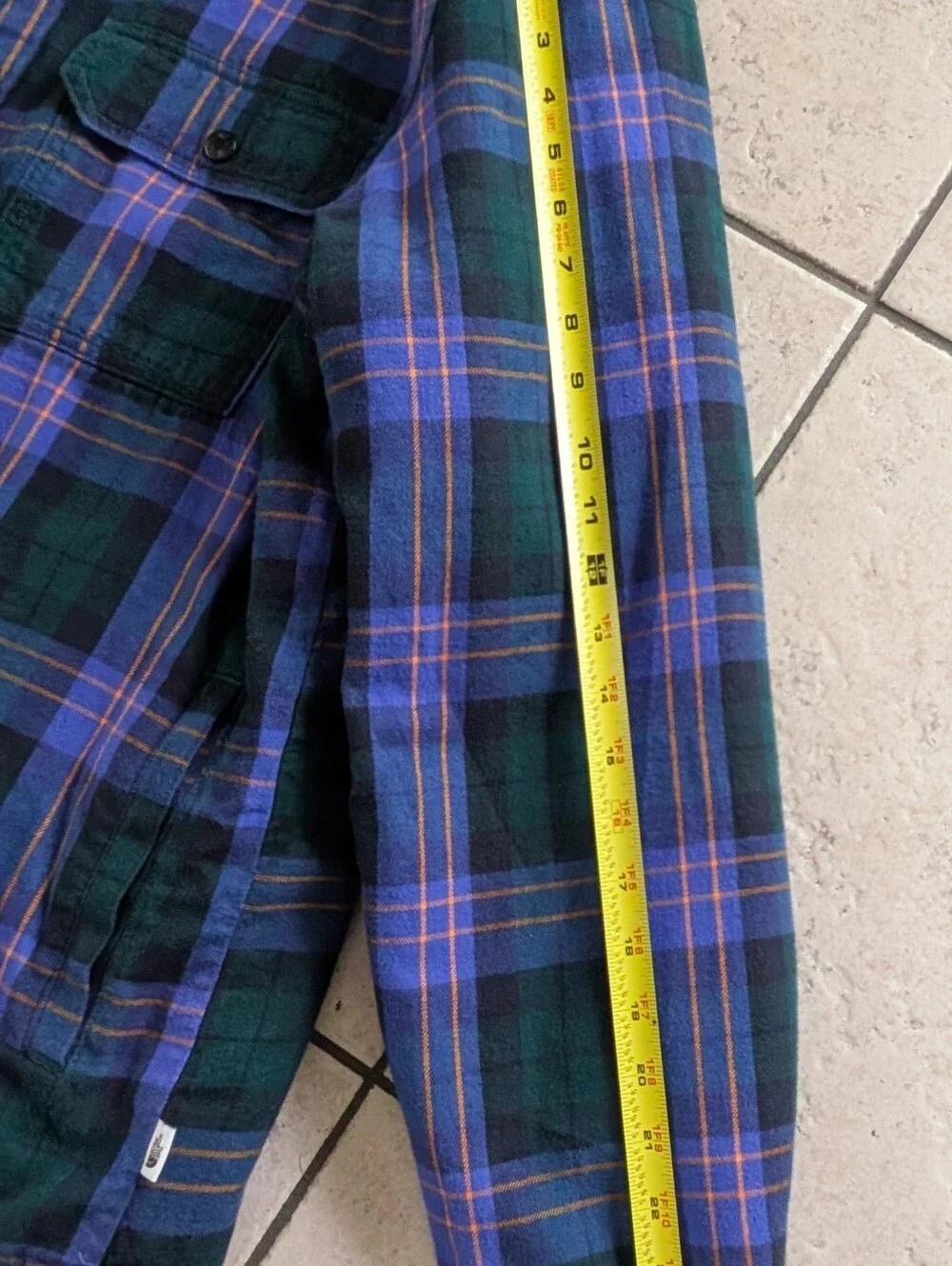 The North Face Men’s Campshire Sherpa Shirt/jacket PLAID GREEN/PURPLE XL